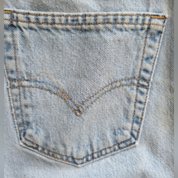 Y2K Levi 505 Red Tab Men's 36 x 32 Light Denim Jean 1998 READ - Picture 9 of 12